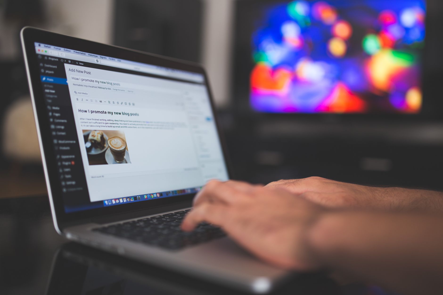 bureau blog ordinateur
