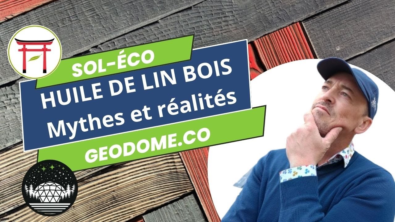 Application d'huile de lin sur une surface en bois avec un chiffon
